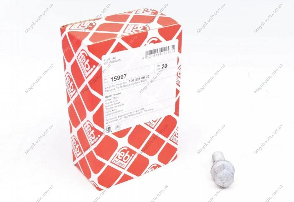 Болт колеса FEBI BILSTEIN 15997 (фото 1)