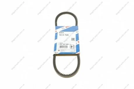 Ремень клиновый 10*725 - кратн. 5 шт BOSCH 1 987 947 684