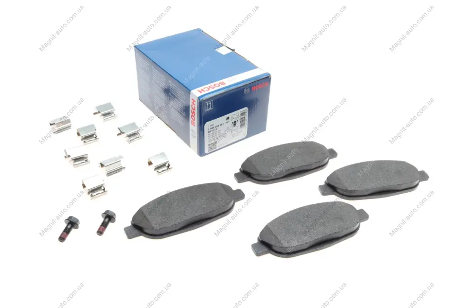 Колодки тормозные дисковые PEUGEOT 3008/308/CC/SW \'\'F\'\'07>> BOSCH 0 986 494 261 (фото 1)