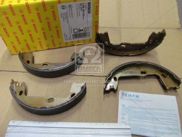 Тормозные колодки барабан. (пр-во Bosch) BOSCH 0 986 487 820 (фото 1)