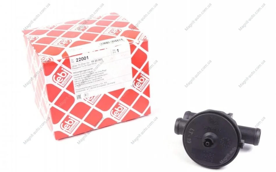 Кран радіатора опалювача салону, OPEL Astra F 92-98 FEBI BILSTEIN 22001 (фото 1)