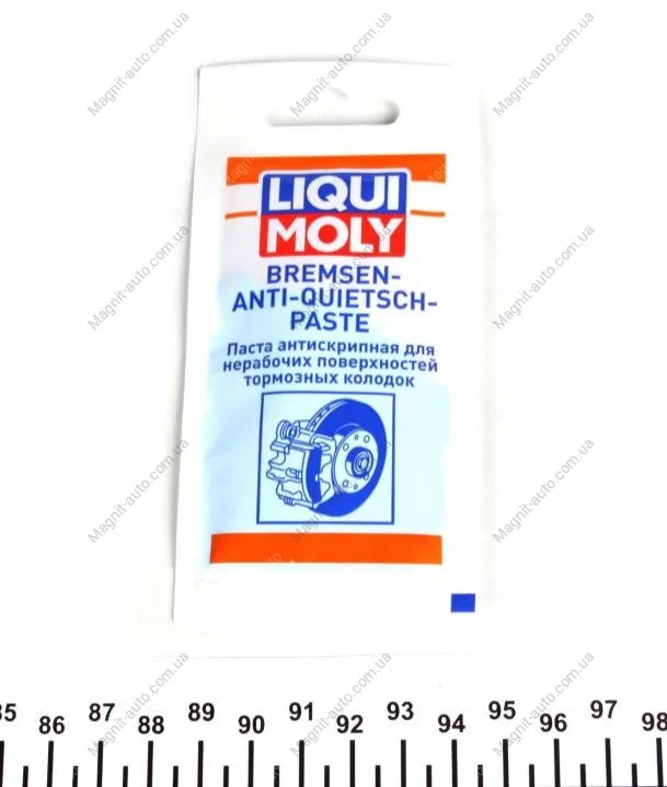 Змазка для гальмівної системи Bremsen-Anti-Quietsch-Paste 10g, шт LIQUI MOLY 7585 (фото 1)