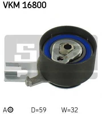 Натяжной ролик, ремень ГРМ (произ-во) SKF VKM 16800 (фото 1)