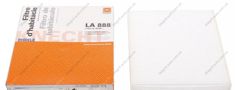 Фильтр воздуха салона MAHLE / KNECHT LA888 (фото 1)