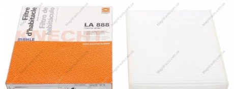 Фільтр повітря салону MAHLE / KNECHT LA888
