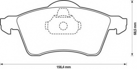 Колодки дискового тормоза Jurid 571934J (фото 1)
