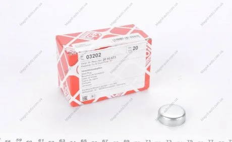 Заглушка блока OPEL d 28mm (FEBI) FEBI BILSTEIN 03202