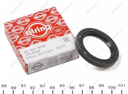 Сальник N TOYOTA 35X49X6 ELRING 010.360