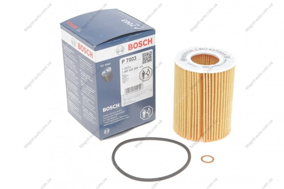 Фільтр оливний, 3, 5, 7, X3, X5, Z3, Z4, 95-08 BOSCH 1457437003 (фото 1)