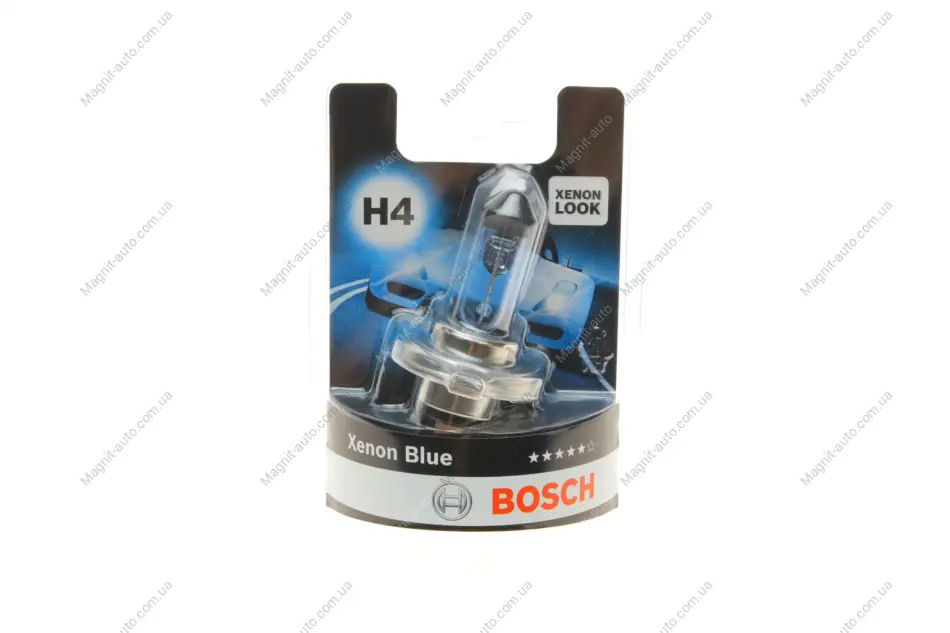 Лампа H4 60/55W 12V Xenon Blue блистер - кратн. 20 шт BOSCH 1987301010 (фото 1)