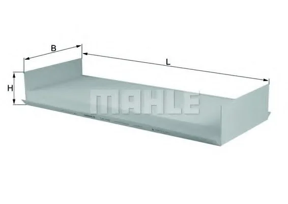 Фільтр салону MAN MAHLE / KNECHT LA154 (фото 1)