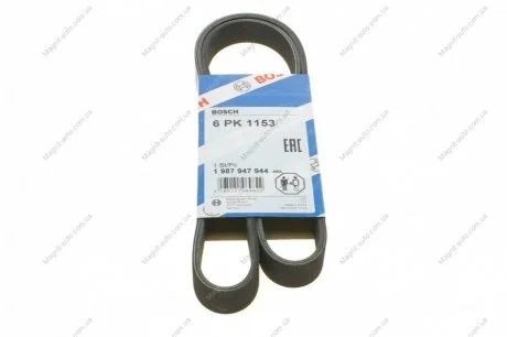 Ремень поликлин. 6PK1153 BOSCH 1 987 947 944