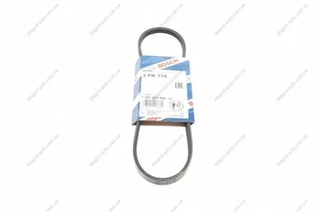 Ремінь П-клиновий 3PK715 BOSCH 1 987 947 844