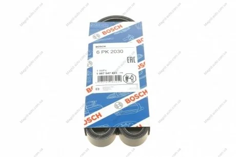 Ремень поликлин. 6PK2030 BOSCH 1 987 947 823