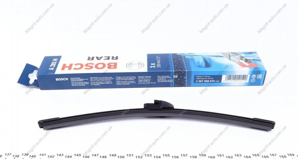 Щетка склоочисника безкаркасна задня BOSCH 3397008045 (фото 1)