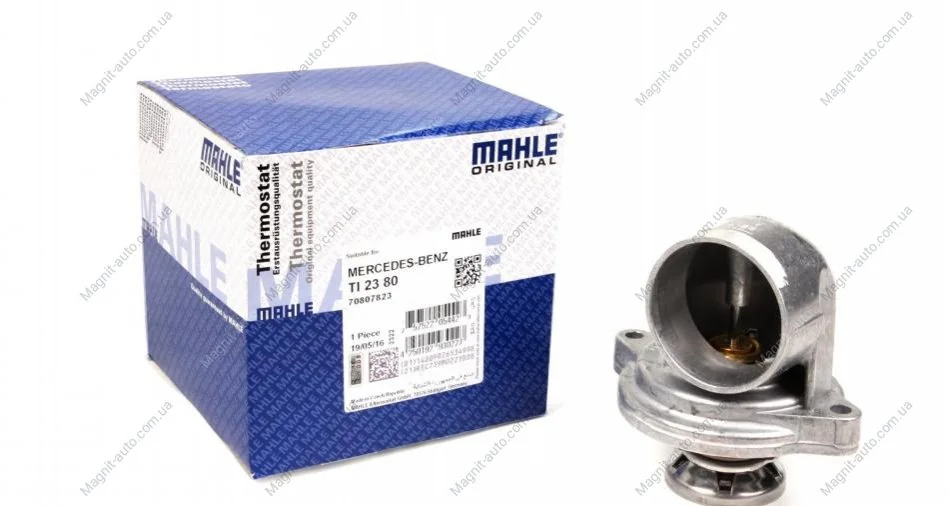 Термостат системи охолодження (80°C) MERCEDES V (638/2), VITO (W638) 2.3D 02.96-07.03 MAHLE / KNECHT TI 23 80 (фото 1)