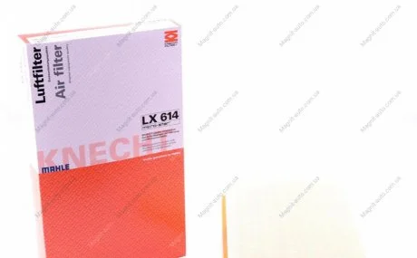 Фільтр повітряний, OPEL Vectra, 1.6-2.5i, 96-02 MAHLE / KNECHT LX614