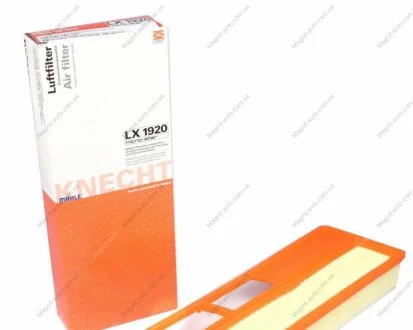Фільтр повітряний MAHLE / KNECHT LX1920