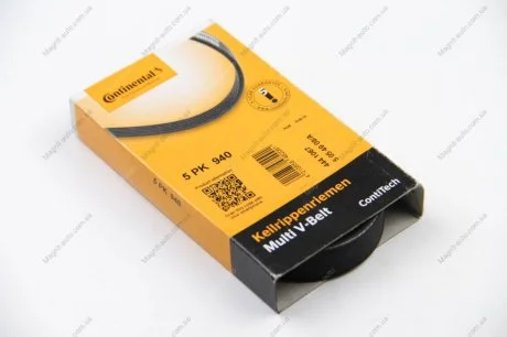 Ремінь генератора поліклиновий Contitech 5PK940