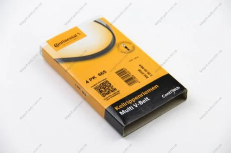 Ремінь генератора, 1.2-1.4 Contitech 4PK665