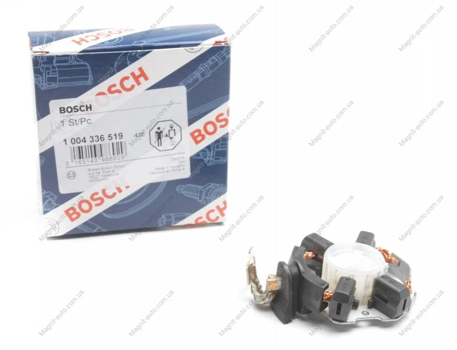 Кронштейн, угольные щетки BOSCH 1 004 336 519 (фото 1)