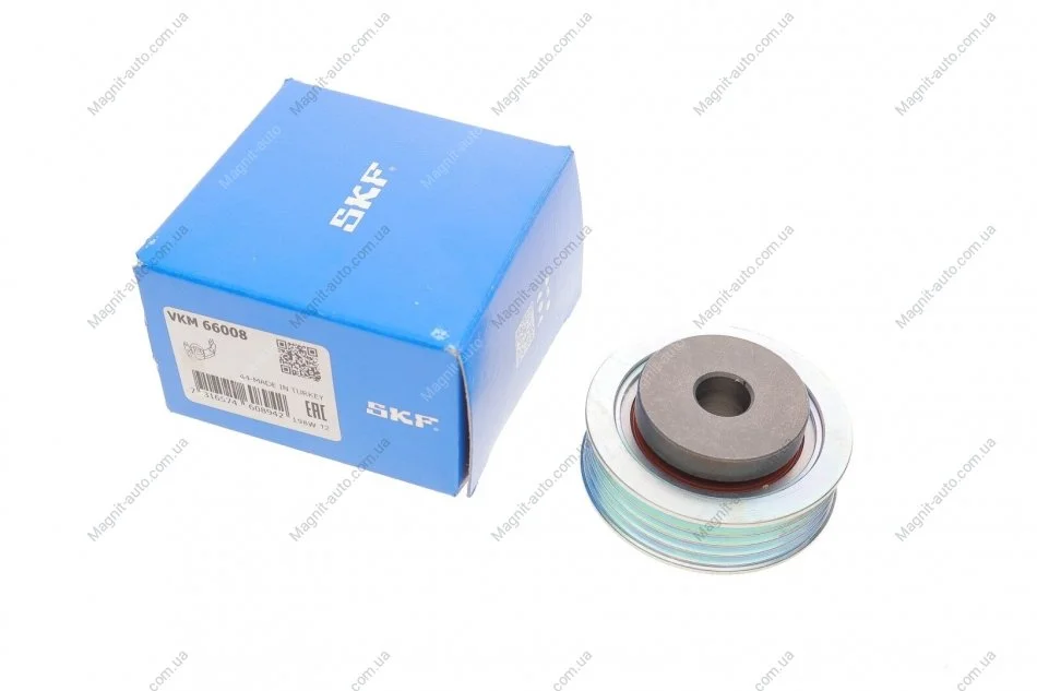 Ролик натяжний SUBARU/SUZUKI Justy/Ignis/Jimny/Swift/SX4/Wagon R+ "1,3/1,6L "98>> SKF VKM 66008 (фото 1)