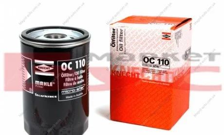 Фильтр масляный, MB W201, W124, W126, 2.0-3.0, 83-93 MAHLE / KNECHT OC110