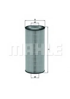 Фильтр масляный (Knecht-Mahle) MAHLE / KNECHT HX77