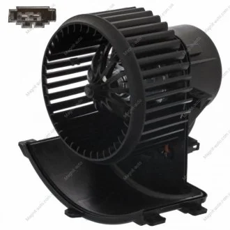 Вентилятор салону VW CALIFORNIA T5 CAMPER, CALIFORNIA T6 CAMPER, MULTIVAN T5, MULTIVAN T6, SHARAN, TRANSPORTER T5, TRANSPORTER T6, TRANSPORTER T6 / CARAVELLE T6 1.9D-3.2 04.00-08.24 FEBI BILSTEIN 40183