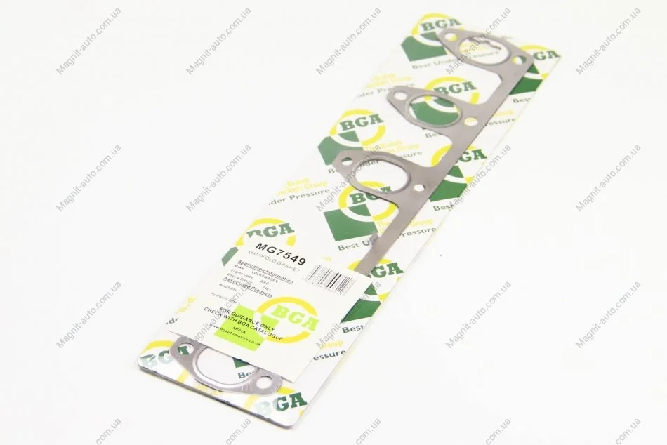Прокладка коллектора двигателя металлическая BGA MG7549 (фото 1)