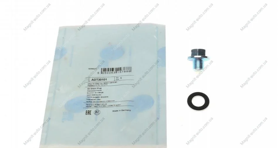 Болт піддону з шестигранною головкою BLUE PRINT ADT30101 (фото 1)