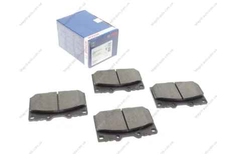 Колодки тормозные, передние, LEXUS LX, TOYOTA Land Cruiser, 4.2-4.7, 90-08 BOSCH 0 986 424 640