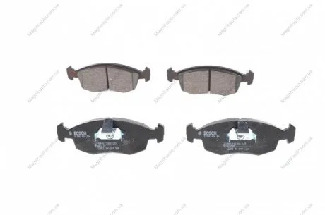 Колодки гальмівні дискові FIAT Palio/Siena/Strado -05 BOSCH 0 986 424 554