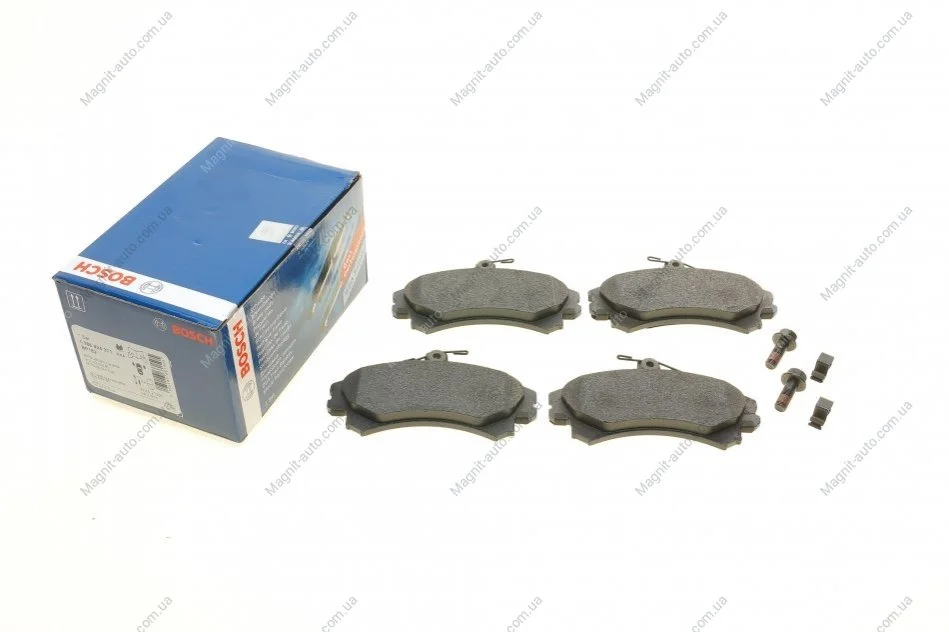 Колодки тормозные дисковые MITSUBISHI Carisma 1.6i,1.8i/Colt 1.3,1.5/VOLVO S40/V40 -04 BOSCH 0 986 424 371 (фото 1)