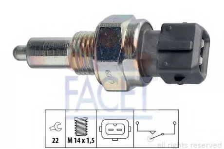 Датчик заднього ходу Boxer/Scudo/JUMPY Facet FACET 7.6099