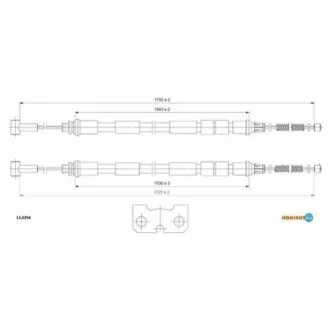 Трос ручного тормоза ADRIAUTO 13.0294