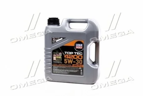 Моторное масло Liqui Moly TopTec 4200 LongLife III 5W-30, 4л. LIQUI MOLY 3715