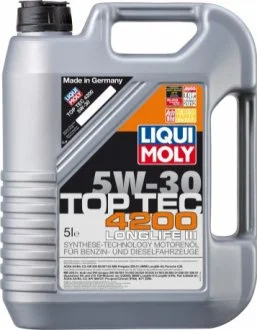 Олія моторна Liqui Moly Top Tec 4200 5W-30 (5 л) LIQUI MOLY 7661