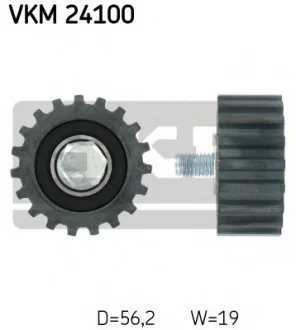 Ролик натяжителя ремня SKF VKM 24100