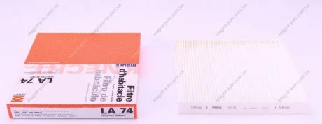 Фильтр салона, OPEL Astra G, Zafira A/B, 1.2-2.2, 1.7-2.2DTI/TD, 98-09 MAHLE / KNECHT LA74