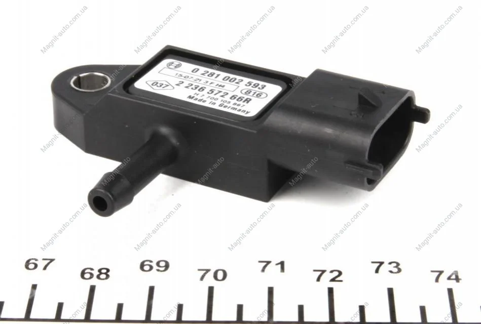 ДАТЧИК ДАВЛЕНИЯ НАДДУВА BOSCH 0 281 002 593 (фото 1)
