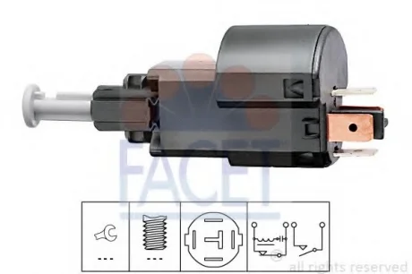 Датчик стоп-сигналу Opel Astra G / Zafira A 1.2-2.2 98-09 FACET 7.1156