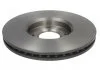 Диск гальмівний CITROEN C3, C4 PEUGEOT 207, 408 передн., вент. (виробництво) BREMBO 09.8760.11 (фото 2)