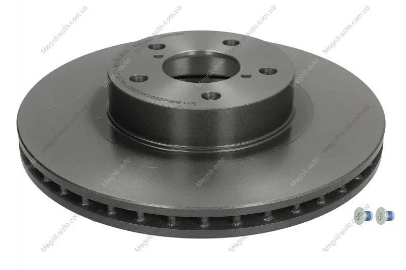Диск гальмівний передній (276x24 мм) 5 отворів BREMBO 09.5674.21 (фото 1)