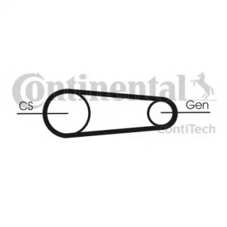 Ремінь генератора Ford Transit 2.0 DI/TDCi 00-06 Contitech 6PK831ELASTT1