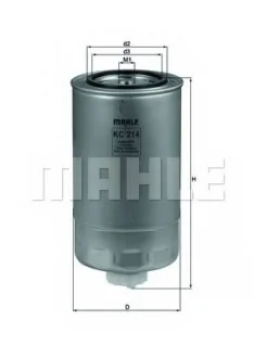 Фильтр топливный MAHLE / KNECHT KC214