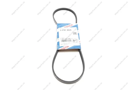 Ремень поликлиновый 3PK865, 2.5 D 94-02 BOSCH 1 987 946 288