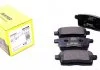 Комплект гальмівних колодок задній., FORD USA EDGE LINCOLN MKX MAZDA CX-7, CX-9 2.2D-3.7 06.06- TEXTAR 2454501 (фото 1)