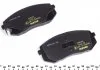 Комплект тормозных колодок переднего., HYUNDAI I40 I, I40 I CW, KONA, TUCSON KIA CARENS III, SELTOS, SOUL II, SPORTAGE II, SPORTAGE IV 1.6-2.7 09.04- TEXTAR 2450101 (фото 3)