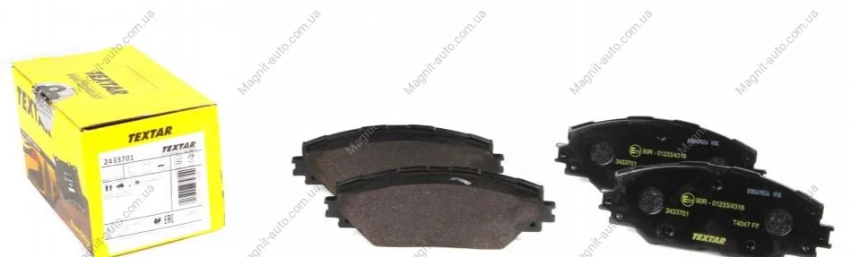 Тормозные колодки PONTIAC/TOYOTA Vibe/Auris/Prius/Rav4 "F "05>> TEXTAR 2433701 (фото 1)